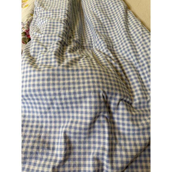 Vtg Ralph Lauren LRL Queen cotton Comforter Floral Peony Gingham Reversible read - Picture 11 of 16